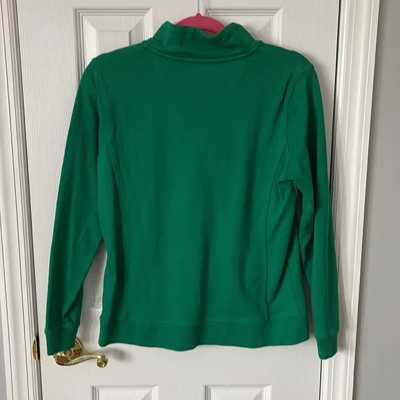 Vineyard Vines Women’s Green 3/4 Zip - Medium - Picture 3 of 4